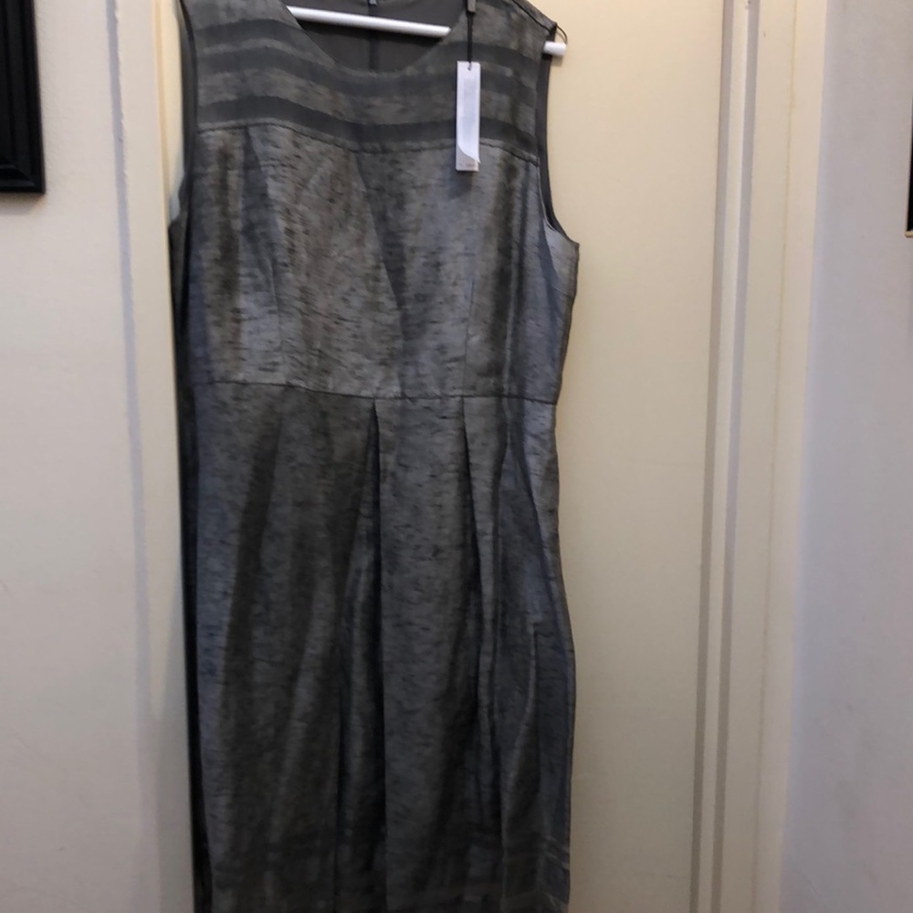 NWT Elie Tahari gray dress